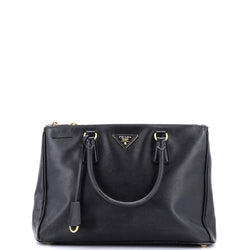 Prada Double Zip Lux Tote Saffiano