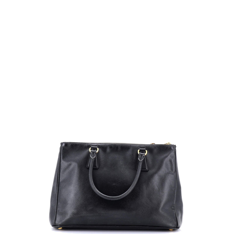 Prada Double Zip Lux Tote Saffiano