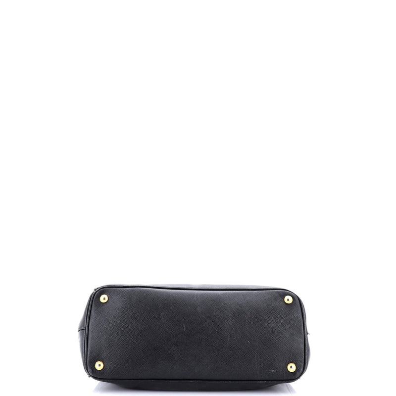 Prada Double Zip Lux Tote Saffiano