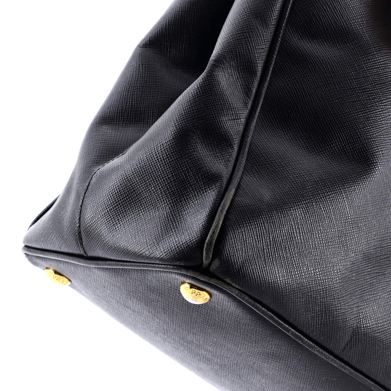 Prada Double Zip Lux Tote Saffiano
