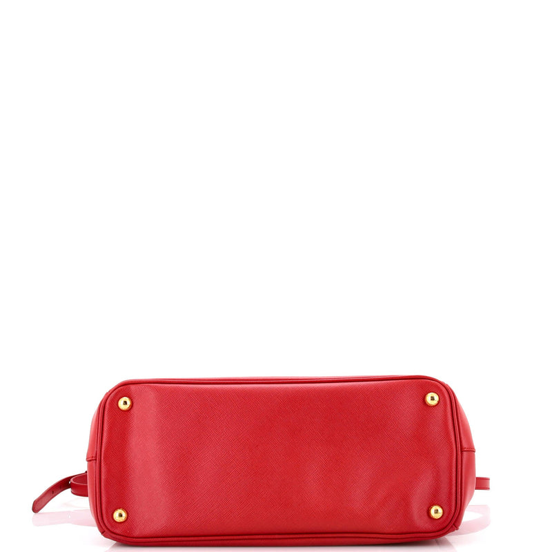 Prada Double Zip Lux Tote Saffiano