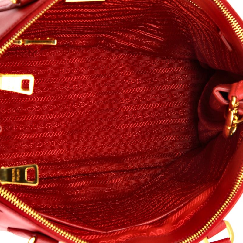 Prada Double Zip Lux Tote Saffiano