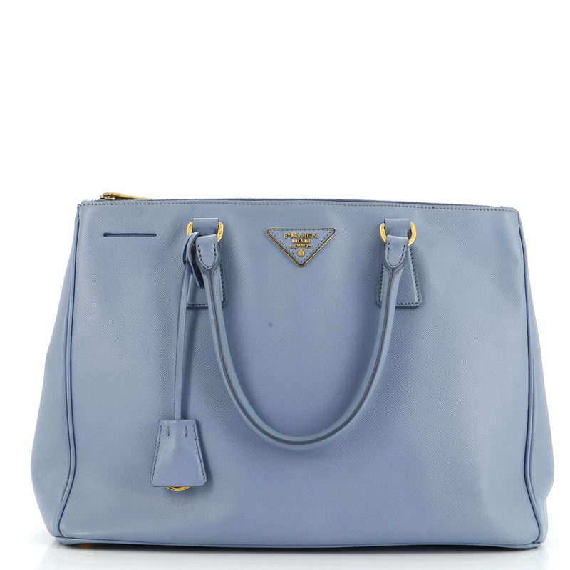 Prada Double Zip Lux Tote Saffiano