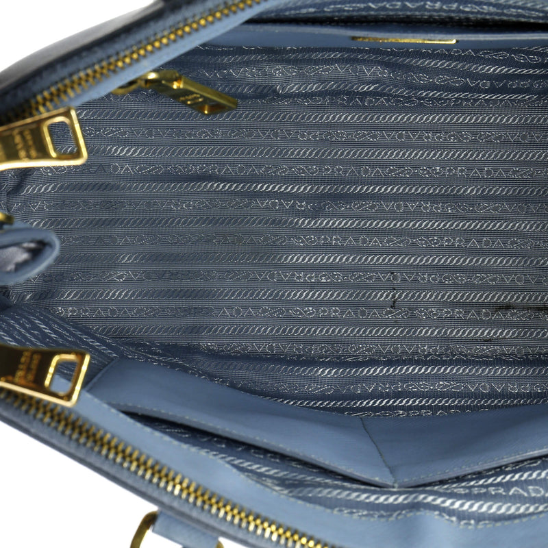 Prada Double Zip Lux Tote Saffiano