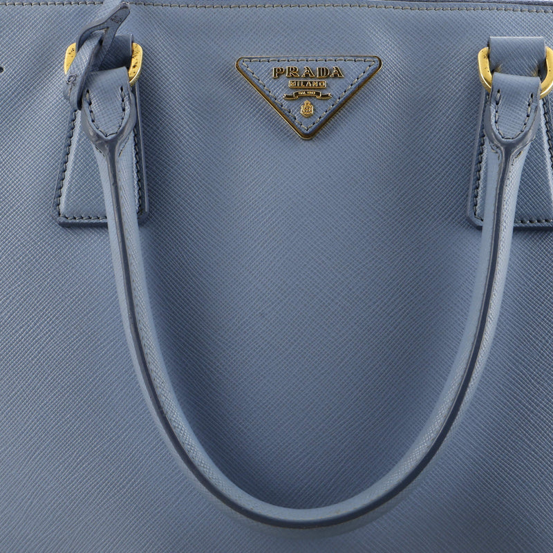 Prada Double Zip Lux Tote Saffiano