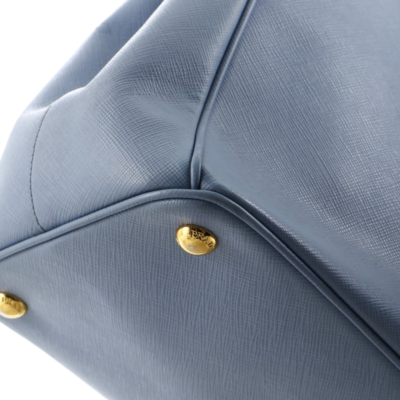 Prada Double Zip Lux Tote Saffiano