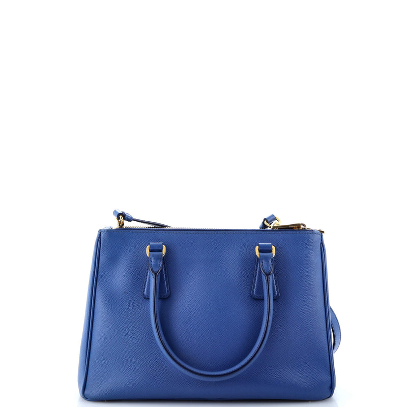Prada Double Zip Lux Tote Saffiano