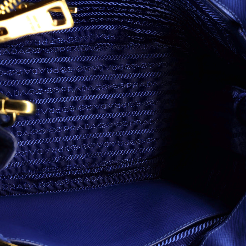 Prada Double Zip Lux Tote Saffiano