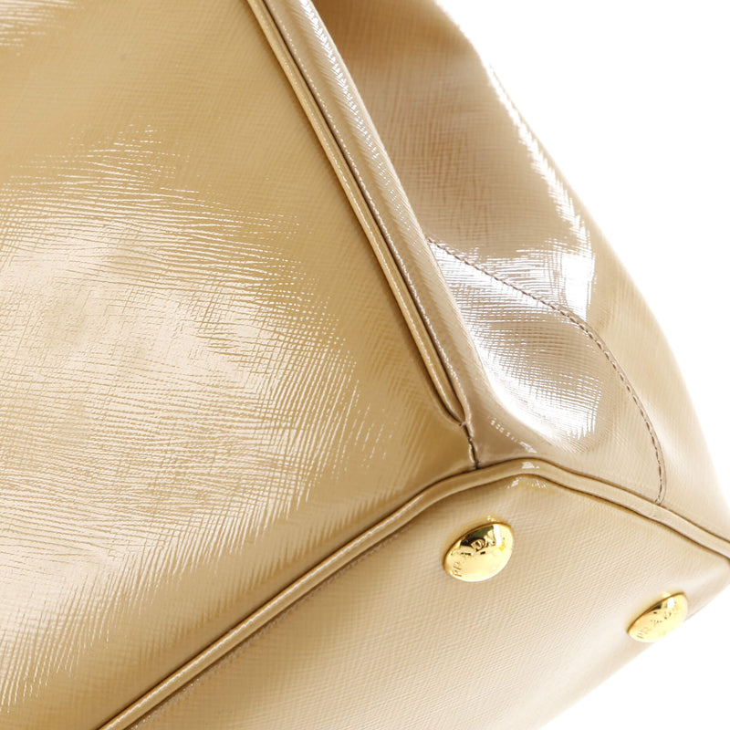 Prada Lux Open Tote Vernice Saffiano