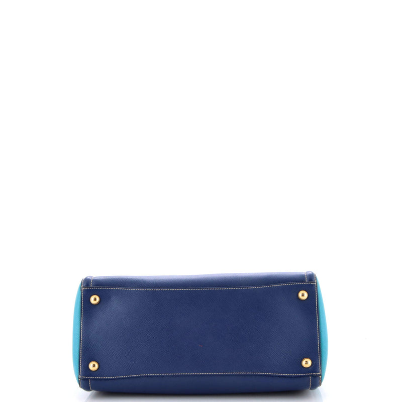 Prada Bicolor Lux Convertible Open Tote