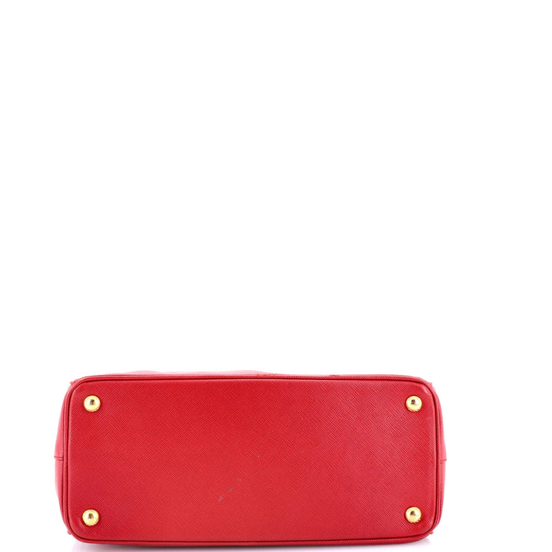 Prada Double Zip Lux Tote Saffiano