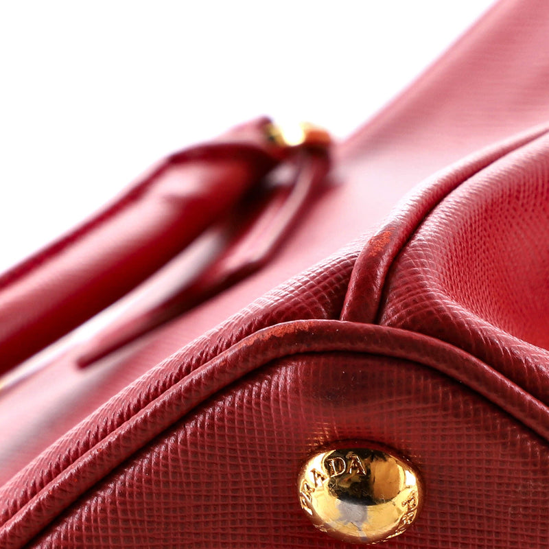 Prada Double Zip Lux Tote Saffiano
