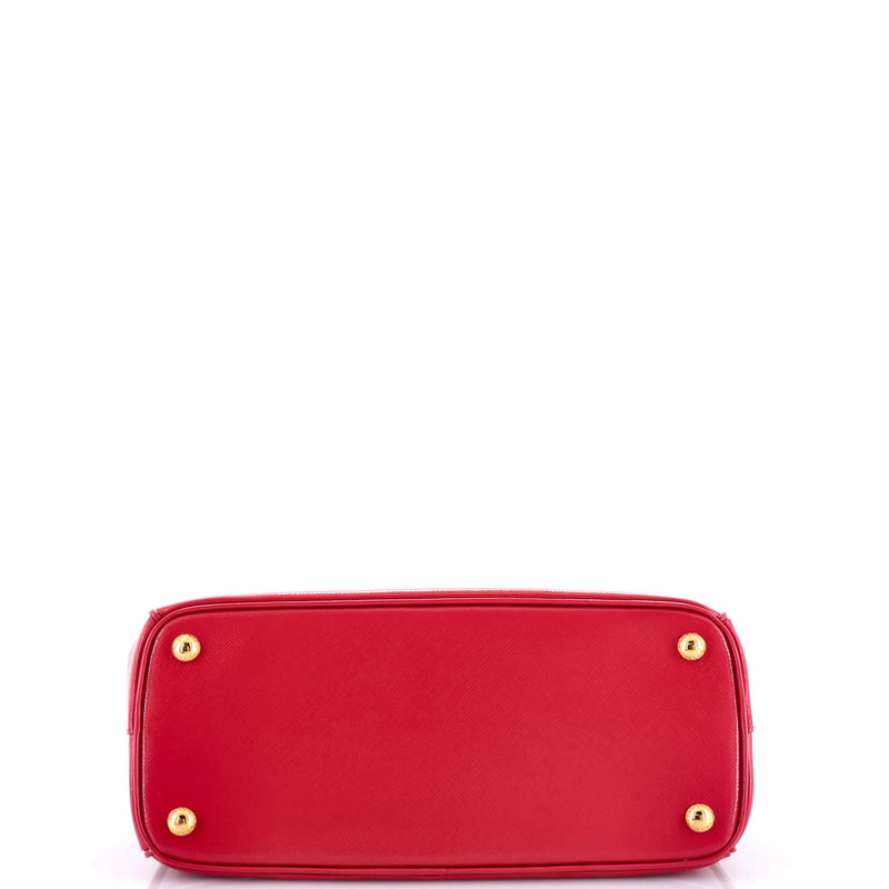 Prada Double Zip Lux Tote Vernice