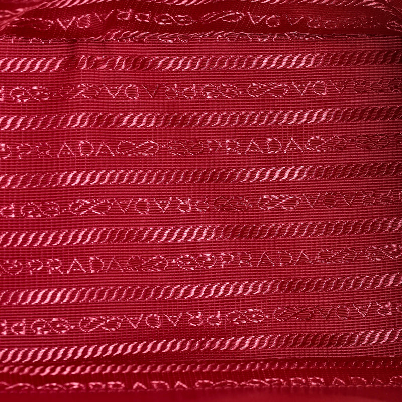 Prada Double Zip Lux Tote Vernice