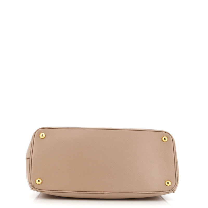 Prada Double Zip Lux Tote Saffiano