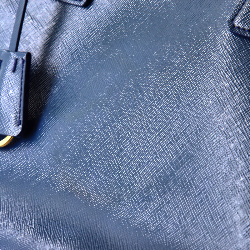 Prada Galleria Double Zip Tote Vernice
