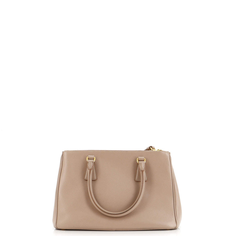 Prada Double Zip Lux Tote Saffiano