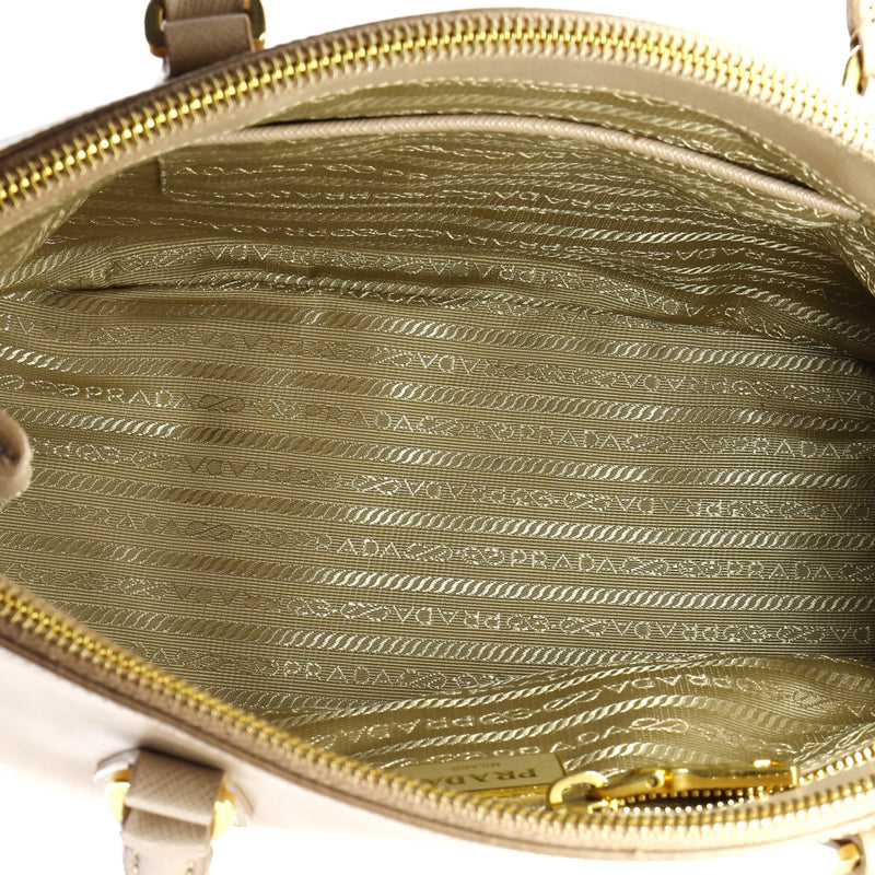 Prada Double Zip Lux Tote Saffiano