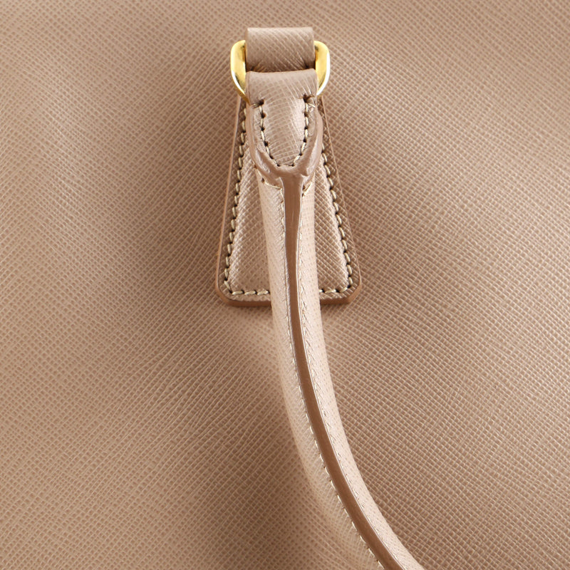 Prada Double Zip Lux Tote Saffiano