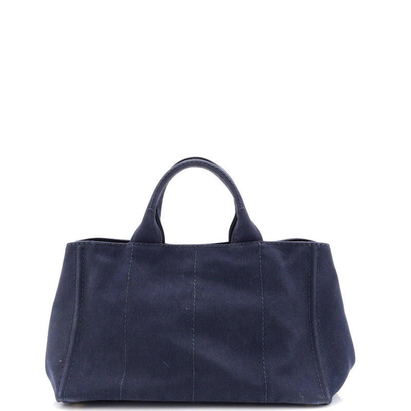 Prada Canapa Convertible Tote Canvas