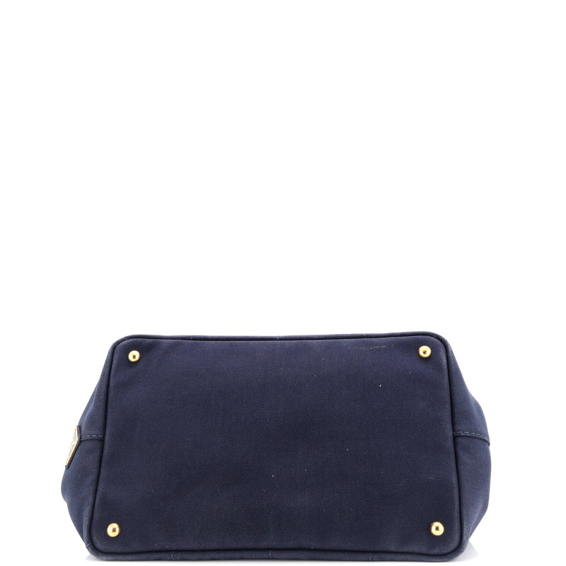 Prada Canapa Convertible Tote Canvas