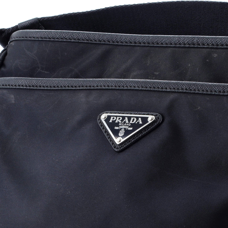 Prada Front Pocket Messenger Bag Tessuto