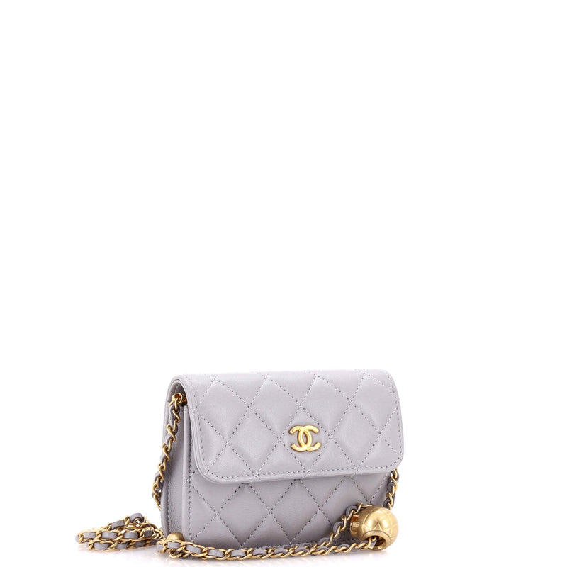 Chanel Pearl Crush Flap Clutch With