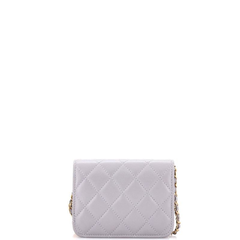 Chanel Pearl Crush Flap Clutch With