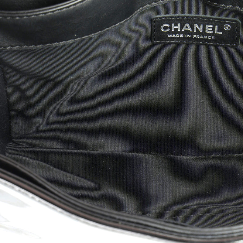 Chanel Reverso Boy Flap Bag Patent New