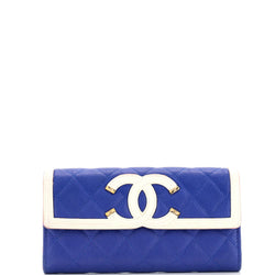 Chanel Filigree Flap Wallet Quilted