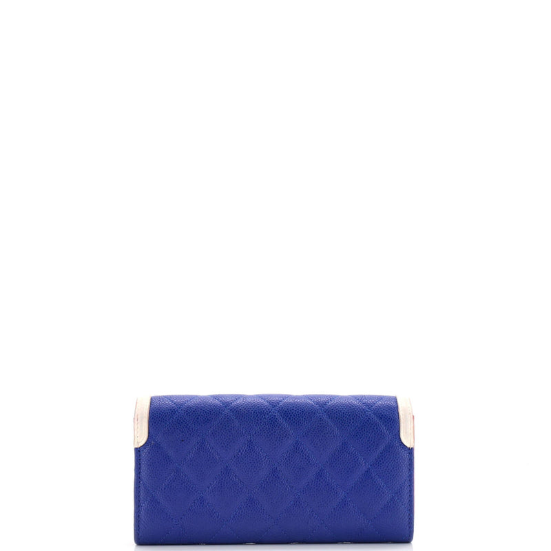 Chanel Filigree Flap Wallet Quilted