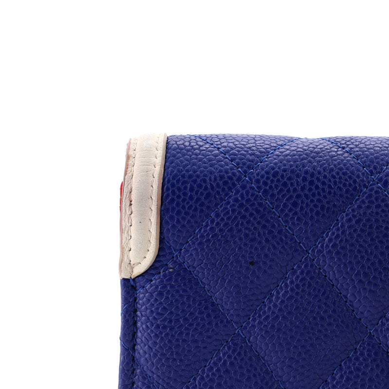 Chanel Filigree Flap Wallet Quilted