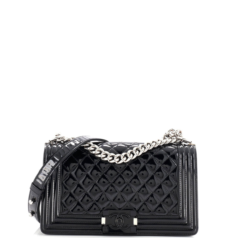Chanel Boy Flap Bag Quilted Plexiglass