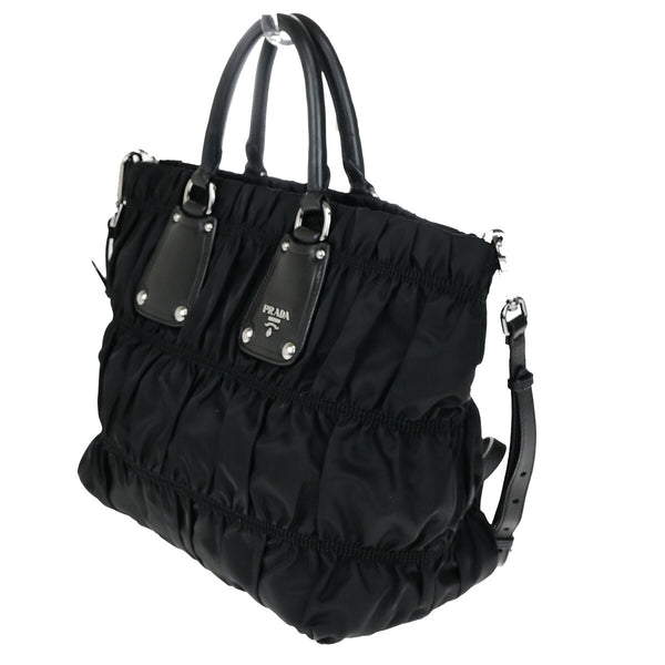 Prada Logo Tessuto Gaufre 2Way Shoulder