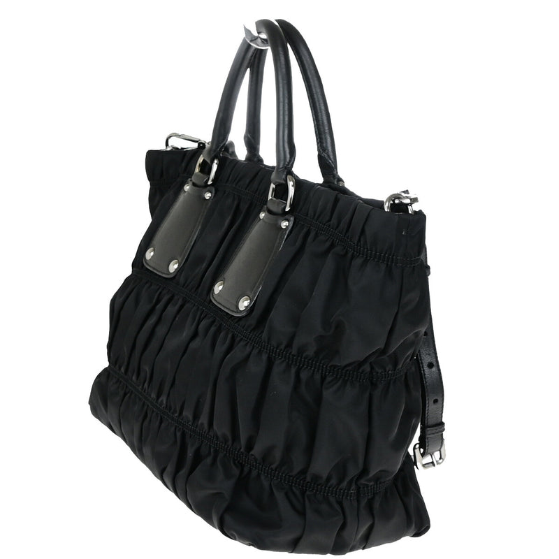 Prada Logo Tessuto Gaufre 2Way Shoulder