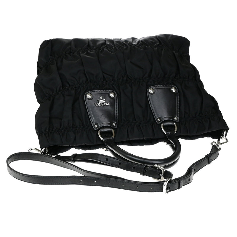 Prada Logo Tessuto Gaufre 2Way Shoulder
