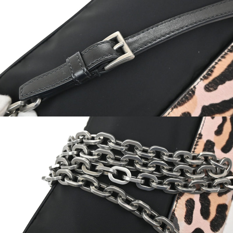 Prada Milano Leopard Shoulder Bag Pony