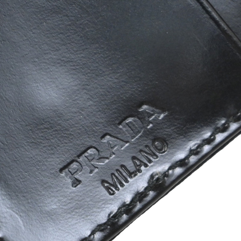 Prada 2 Set Long Zipper Wallet 6 Hooks