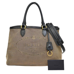 Prada Milano Jacquard 2Way Shoulder Hand