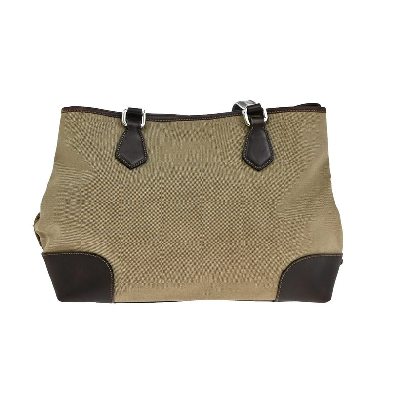 Prada Milano Logo Shoulder Bag Canvas