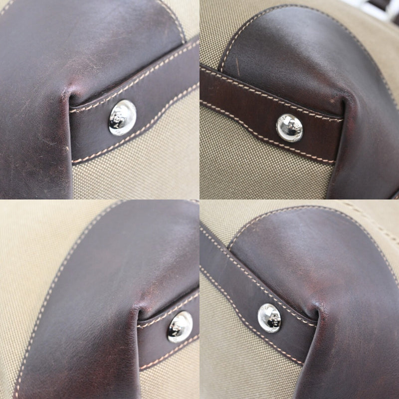 Prada Milano Logo Shoulder Bag Canvas