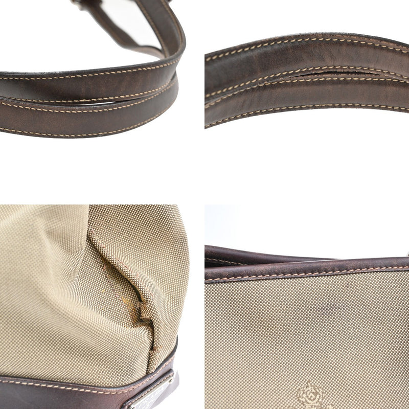 Prada Milano Logo Shoulder Bag Canvas