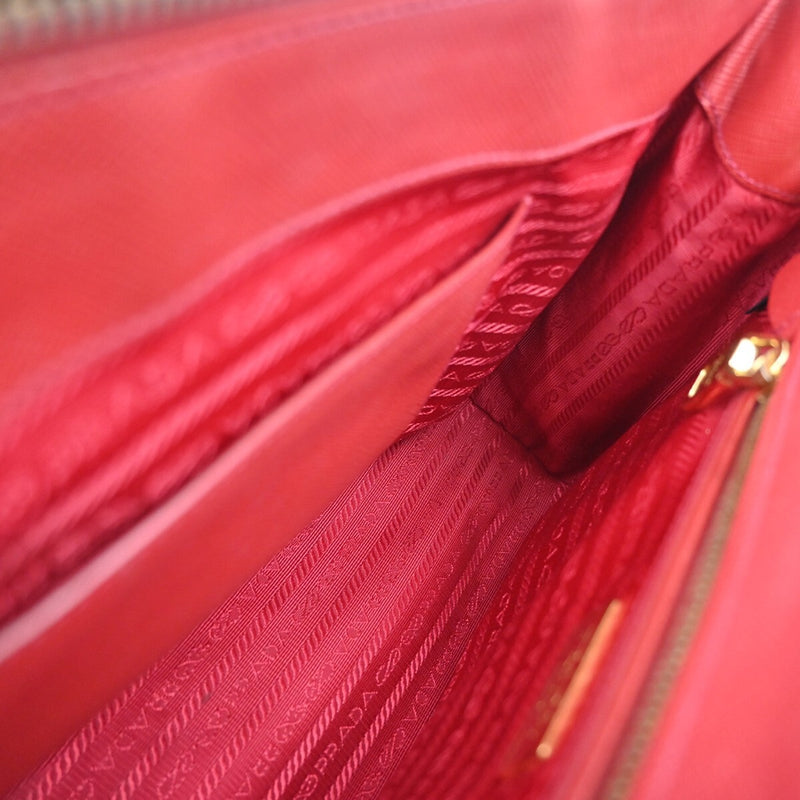 Prada Logo Saffiano 2Way Shoulder Hand