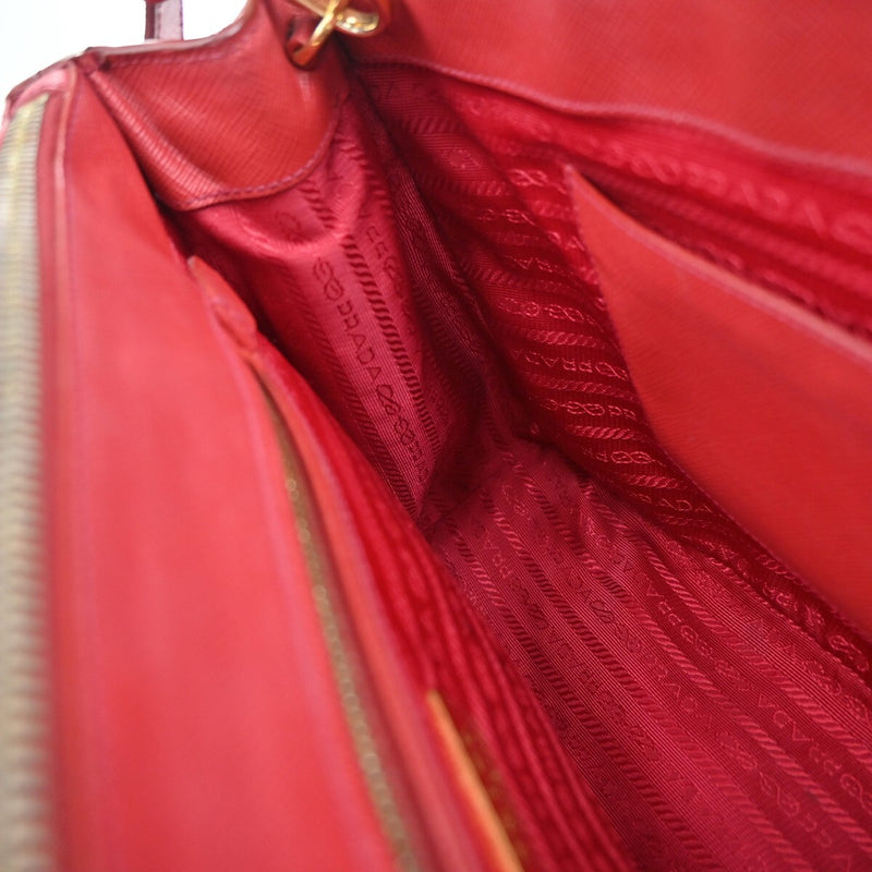 Prada Logo Saffiano 2Way Shoulder Hand