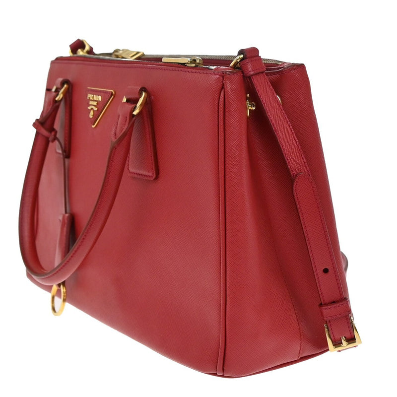 Prada Logo Saffiano 2Way Shoulder Hand