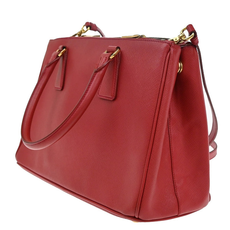 Prada Logo Saffiano 2Way Shoulder Hand