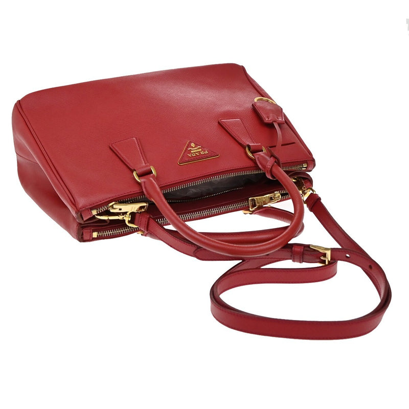Prada Logo Saffiano 2Way Shoulder Hand