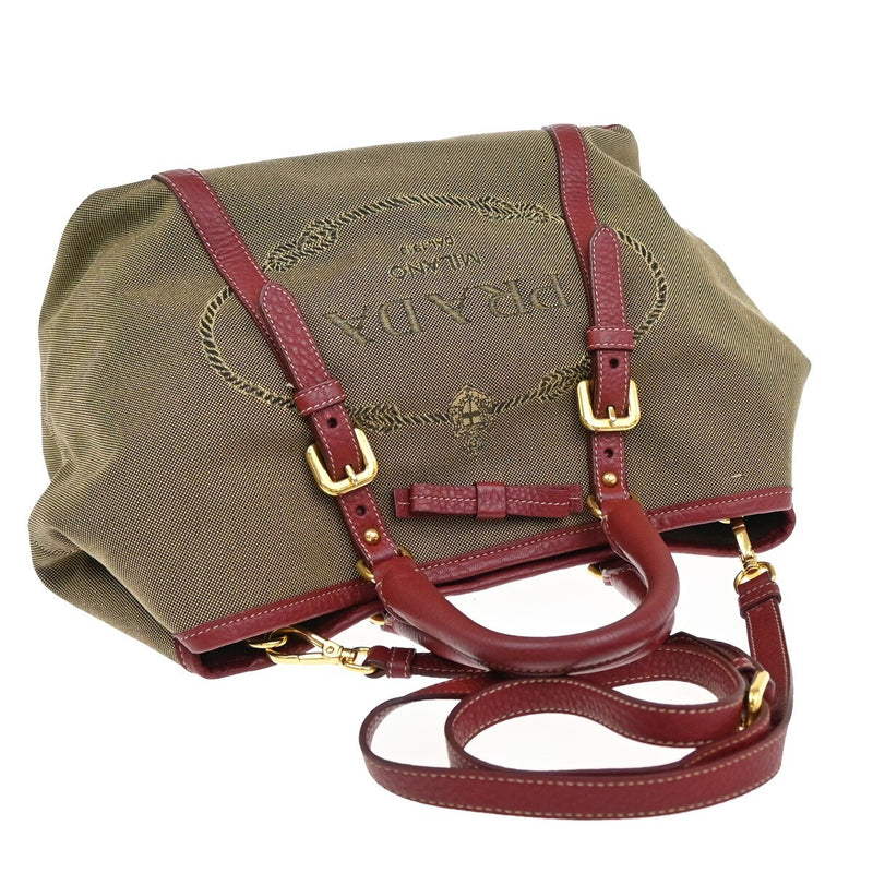 Prada Milano Logo 2Way Shoulder Hand Bag
