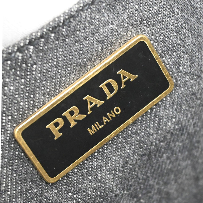 Prada Logo Canapa 2Way Shoulder Hand Bag