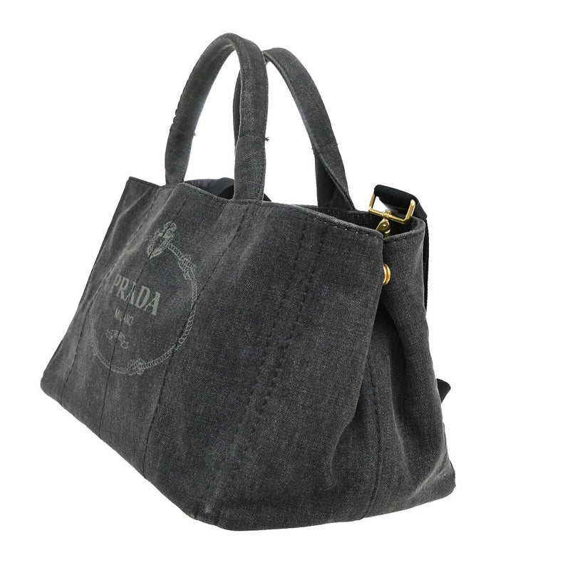 Prada Logo Canapa 2Way Shoulder Hand Bag